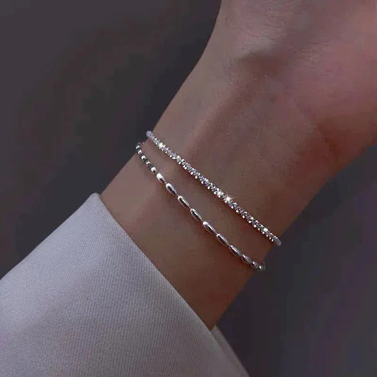 Silver Zirconia Bracelet-Maryam Jewelry