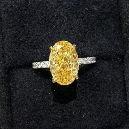 Classic Gold & Yellow Centerpiece Vintage Adjustable Ring-Maryam Jewelry
